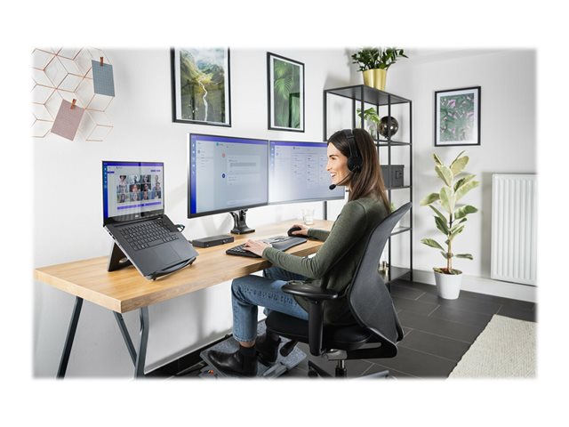 Kensington Pro Fit Ergo Wireless Mouse - Mouse - ergonomic - 5 buttons - wireless - 2.4 GHz, Bluetooth 4.0 LE - USB wireless receiver - black - retail