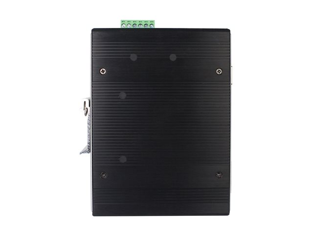 Eaton Tripp Lite series 8-Port Managed Industrial Gigabit Ethernet Switch - Layer 2, 1 Gbps, PoE+ 30W, 4 GbE SFP Ports, -40° to 75°C, DIN Mount - Switch - Managed - 8 x 10/100/1000 (PoE+) + 1 x USB 2.0 + 4 x 1000Base-X SFP (uplink) - DIN rail mountable - PoE+ (240 W) - DC power - TAA Compliant