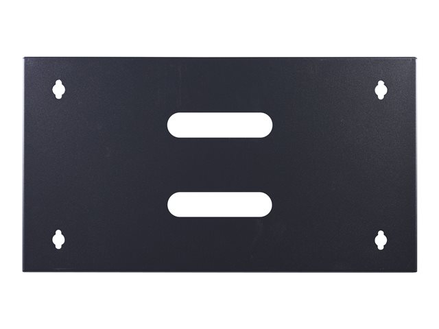 StarTech.com Wall Mount Patch Panel Bracket - 6U - 14in Deep (WALLMOUNT6) - Cabinet - wall mountable - black - 6U - 19\"