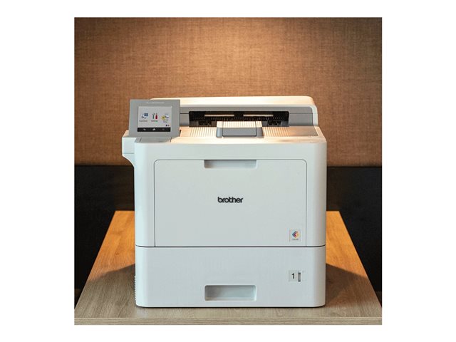 Brother HL-L9430CDN - Printer - colour - Duplex - laser - A4/Legal - 2400 x 600 dpi - up to 40 ppm (mono) / up to 40 ppm (colour) - capacity: 620 sheets - Gigabit LAN, USB 2.0, USB host, NFC