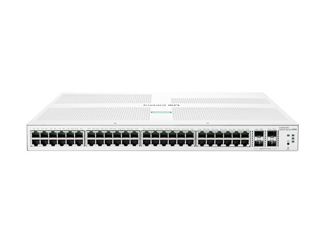 HPE Networking Instant On 1930 48G 4SFP/SFP+ Switch - Switch - L2+ - Managed - 48 x 10/100/1000 + 4 x 1 Gigabit / 10 Gigabit SFP+ - rack-mountable