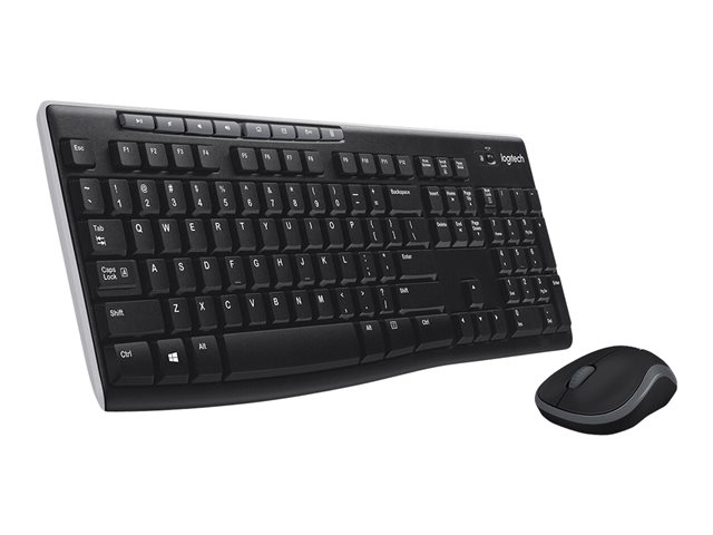 Logitech MK270 Wireless Combo - Keyboard and mouse set - wireless - 2.4 GHz - Belgium