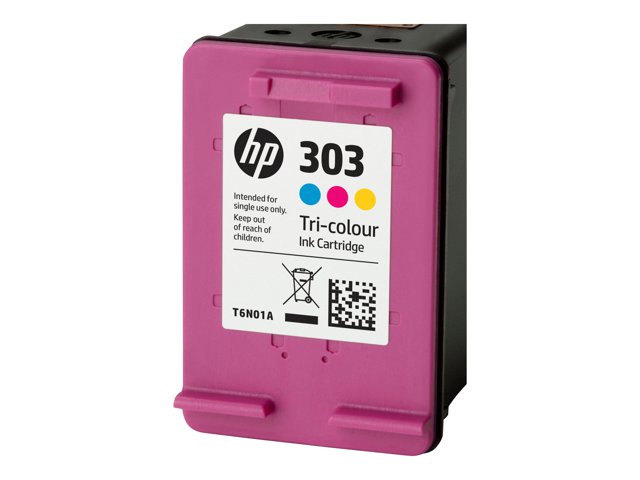 HP 303 - 4 ml - colour (cyan, magenta, yellow) - original - ink cartridge - for ENVY Photo 62XX, Photo 71XX, Photo 78XX, ENVY Inspire 72XX, 79XX, Tango, Tango X