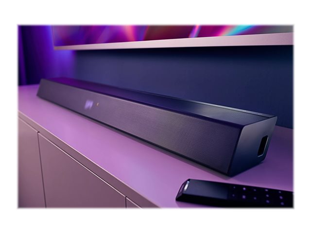 Philips TAB8205 - Sound bar - for home theatre - 2.1-channel - wireless - Wi-Fi, Bluetooth - 120 Watt