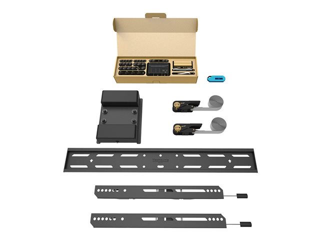 Neomounts WL30S-910BL16 - Mounting kit (mount) - fixed - for flat panel - lockable - black - screen size: 40\"-75\" - pillar