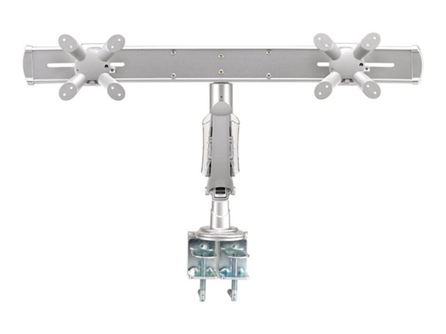 Neomounts FPMA-D940D - Mounting kit - full-motion - for LCD display - silver - screen size: 10\"-24\" - clamp mountable, desk-mountable