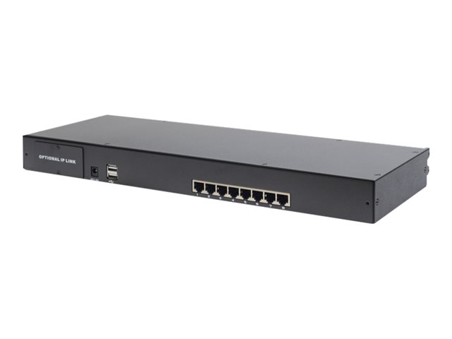17IN CAT.5 TFT CONSOLE. 8-PORT FRENCH KE