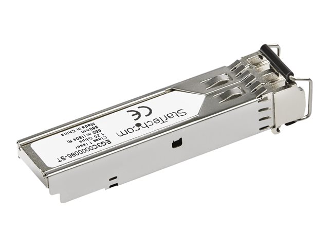 StarTech.com Citrix EG3C0000086 Compatible SFP Module, 1000BASE-SX, 1GbE Multimode Fiber MMF Optic Transceiver, 1GE Gigabit Ethernet SFP, LC Connector, 550m, 850nm, DDM, Mini GBIC Module - Lifetime Warranty (EG3C0000086-ST) - SFP (mini-GBIC) transceiver module (equivalent to: Citrix EG3C0000086) - GigE - 1000Base-SX - LC multi-mode - up to 550 m - 850 nm
