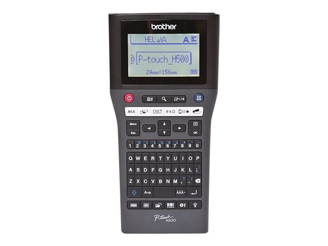 Brother P-Touch PT-H500 - Labelmaker - B/W - thermal transfer - Roll (2.4 cm) - 180 dpi - up to 20 mm/sec - USB 2.0 - cutter - 7 line printing