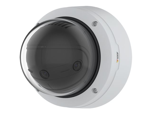 AXIS P3818-PVE - Network panoramic camera - dome - outdoor - weatherproof - colour - 13 MP - 5120 x 2560 - fixed focal - audio - GbE - H.264, MPEG-4, AVC, HEVC, H.265, MJPEG - PoE Class 4
