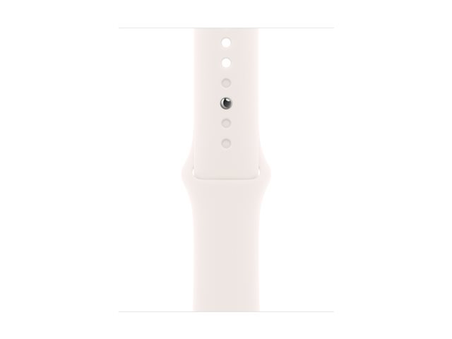 Apple Watch Series 11 GPS + Cellular 42mm Gold Titanium Case with Light Blush Sport Band - M/L
