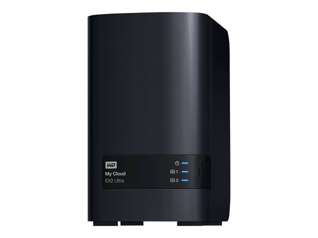 WD My Cloud EX2 Ultra WDBVBZ0320JCH - Personal cloud storage device - 2 bays - 32 TB - HDD 16 TB x 2 - RAID RAID 0, 1, JBOD - RAM 1 GB - Gigabit Ethernet - iSCSI support