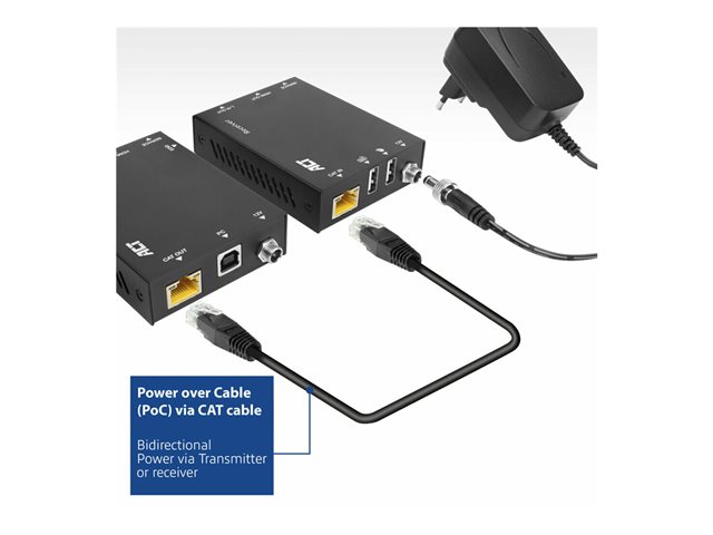 4K HDMI 2.0 KVM extender set over CAT6Aup to 70 meters