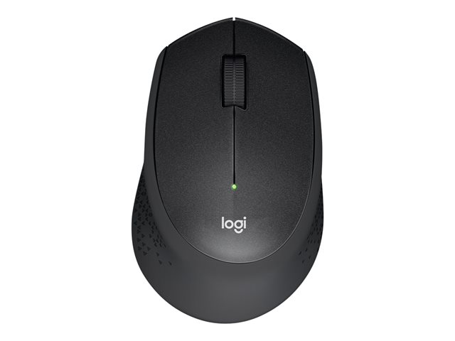 Logitech M330 SILENT PLUS - Mouse - 3 buttons - wireless - 2.4 GHz - USB wireless receiver - black