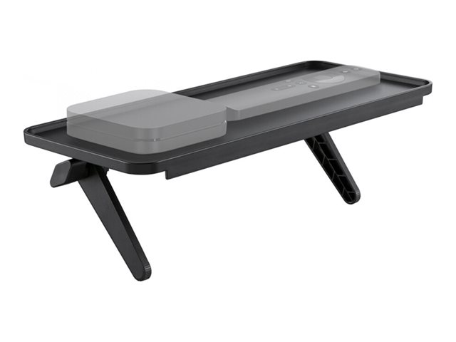 Neomounts AWL28-220BL1 - Shelf - for mediabox - black - on top of flat-panel