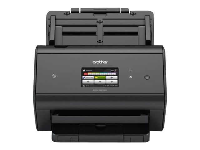 Brother ADS-3600W - Document scanner - Duplex - 215.9 x 5000 mm - 600 dpi x 600 dpi - up to 50 ppm (mono) / up to 50 ppm (colour) - ADF (50 sheets) - USB 3.0, LAN, Wi-Fi(n), USB 2.0 (Host)