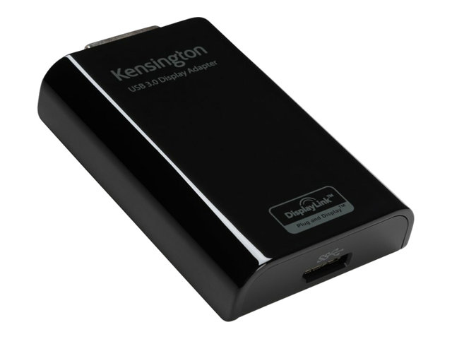Kensington Universal Multi-Display Adapter - External video adapter - USB 3.0 - DVI - black