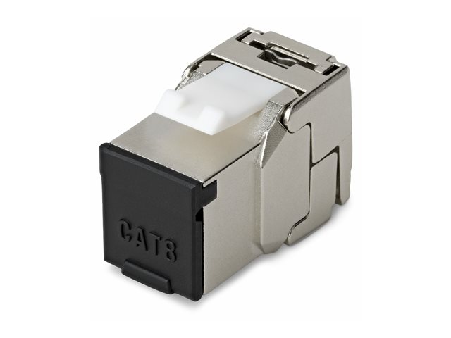Cat8 Keystone Jack 6-Pack 180-Deg