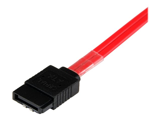 StarTech.com 50cm SFF-8087 to 4x SATA - Internal Mini SAS to SATA Reverse Cable - internal Mini SAS to SATA (SAS8087S4R50) - SATA / SAS cable - Serial ATA 150/300/600 - 4-Lane - SATA (R) to 36 pin 4i Mini MultiLane (P) - 50 cm - latched - red