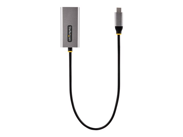 StarTech.com USB-C to Ethernet Adapter, 10/100/1000 Mbps, Gigabit Network Adapter w/ ASIX AX88179A Chip, 1ft/30cm Cable, USB Type C to RJ45 Ethernet Dongle, USB C to LAN Adapter, Windows/macOS/Linux/ChromeOS (US1GC30B2) - Network adapter - USB-C - Gi
