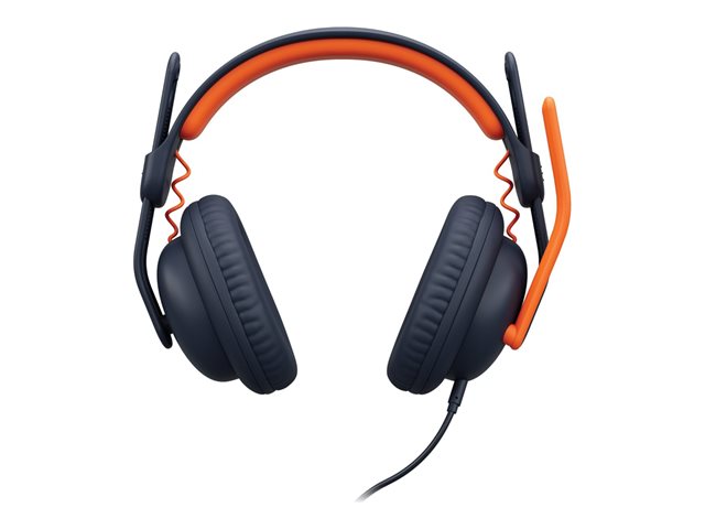 Logitech Zone Learn On-Ear Wired Headset for Learners, USB-A - Headphones with mic - on-ear - replacement - wired - USB-C