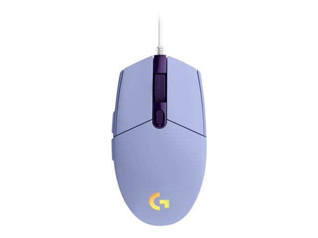 Logitech Gaming Mouse G203 LIGHTSYNC - Mouse - optical - 6 buttons - wired - USB - lilac - for Komplett Epic Gaming PC a125