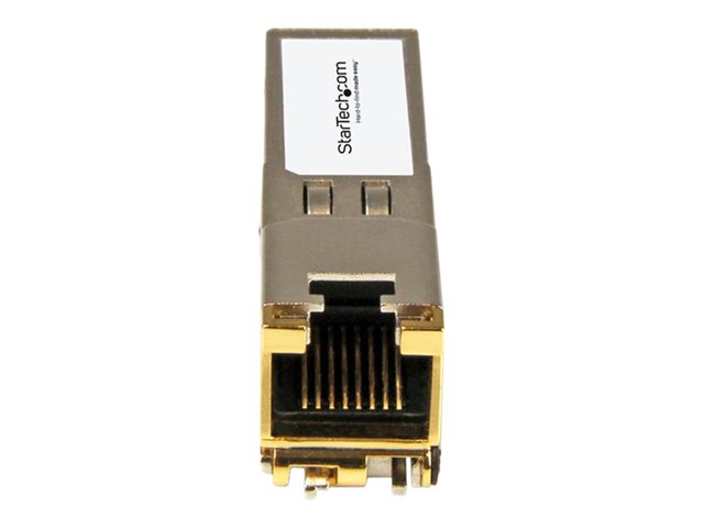 StarTech.com Citrix EG3C0000087 Compatible SFP Module, 1000BASE-T, SFP to RJ45 (Copper) Cat6/Cat5e, 1GE Gigabit Ethernet SFP, RJ-45 (Copper) 100m, 1000Mbps Mini GBIC Transceiver SFP Module - Lifetime Warranty (EG3C0000087-ST) - SFP (mini-GBIC) transceiver module (equivalent to: Citrix EG3C0000087) - GigE - 10Base-T, 1000Base-TX, 100Base-TX - RJ-45 - up to 100 m