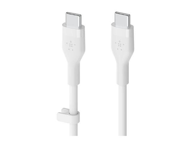 Belkin BoostCharge - USB cable - 24 pin USB-C (M) to 24 pin USB-C (M) - 3 m - white