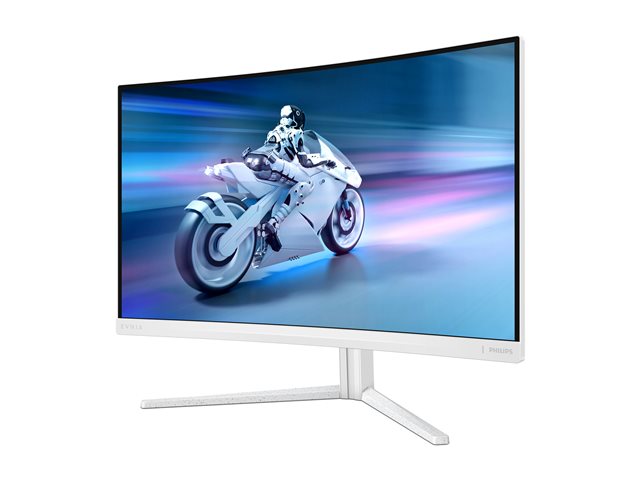 Philips Evnia 5000 27M2C5501 - LED monitor - gaming - curved - 27\" - 2560 x 1440 QHD @ 180 Hz - Fast VA - 5000:1 - HDR10 - 0.5 ms - 2xHDMI, DisplayPort - white