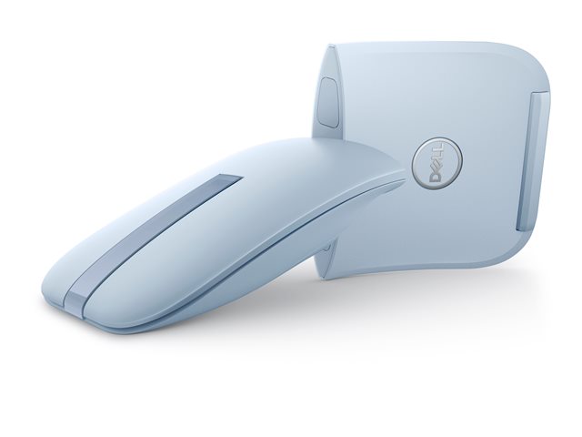 Dell MS700 - Mouse - optical LED - 2 buttons - wireless - Bluetooth 5.0 LE - misty blue - with 3 years NBD Advance Exchange