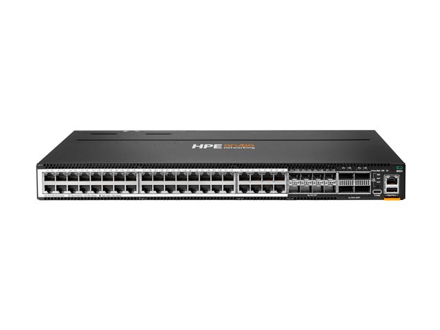 HPE Aruba Networking CX 8100 40x10GBase-T 8x10G SFP+ 4x40/100G QSFP28 Switch - Switch - L3 - Managed - 40 x 100/1000/2.5G/5G/10GBase-T + 8 x Gigabit SFP / 10 Gigabit SFP+ + 4 x 40 Gigabit QSFP+ / 100 Gigabit QSFP28 - front to back airflow - rack-mountable