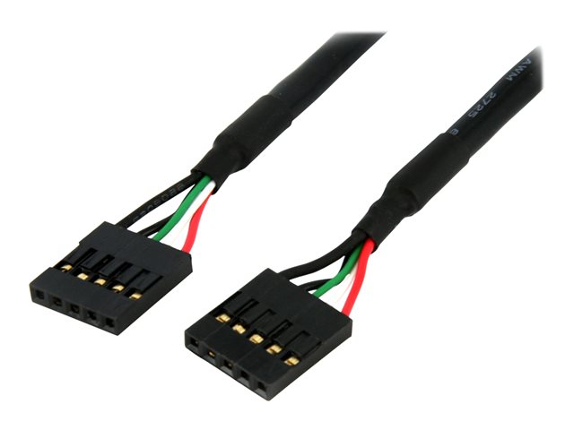 StarTech.com 5 Pin USB 2.0 Header - 12 in USB IDC Motherboard Header Cable - F/F (USBINT5PIN12) - USB cable - 5 pin IDC (F) to 5 pin IDC (F) - USB 2.0 - 30.5 cm - black