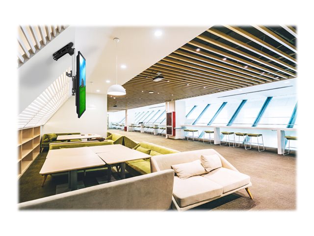 Neomounts FPMA-C020 - Bracket - full-motion - for LCD display - black - screen size: 10\"-40\" - ceiling mountable