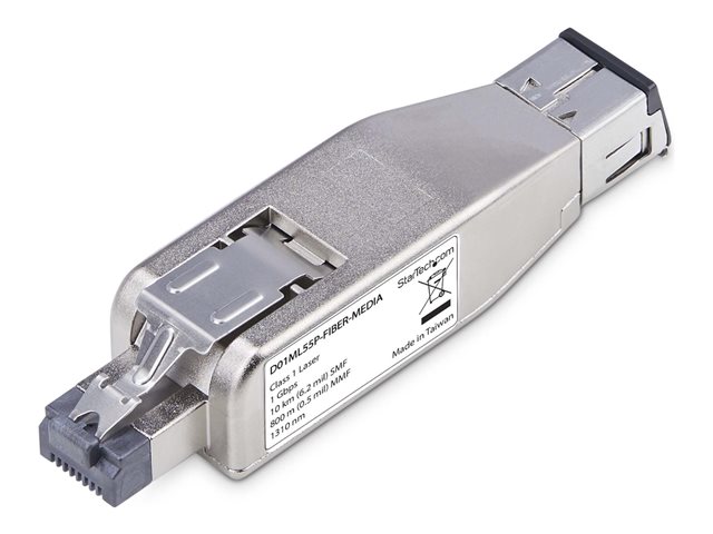 StarTech.com Gigabit Fiber to RJ45 Ethernet Media Converter, Micro Mini - Fibre media converter - 1GbE - 1000Base-T, 1000Base-LX - RJ-45 / LC single-mode / LC multi-mode - up to 10 km - 1310 nm - TAA Compliant - for P/N: 50FIBLCLC10, 50FIBLCLC15, N6PATCH6BL, N6PATCH6BL10PK