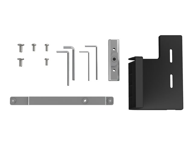 Ergotron CareFit - Mounting component (vertical bracket) - for barcode scanner - medical - matte black - enclosure - for P/N: 61-367-030, 61-367-060