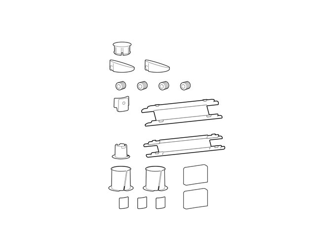 ACCESSORY SPARE PARTS KIT LX PRO WALL
