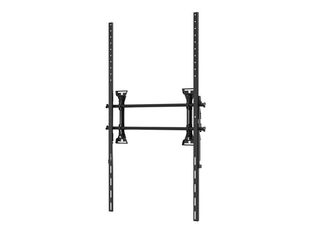 Chief KITXWXSM1UP - Mounting kit (wall mount) - extra large - for flat panel - ultrawide, micro-adjust, portrait, static - black - screen size: 80\"-120\"