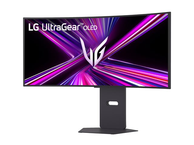 LG UltraGear 34GX900A-B - OLED monitor - gaming - curved - 34\" (33.9\" viewable) - 3440 x 1440 UWQHD @ 240 Hz - 275 cd/m² - 1500000:1 - DisplayHDR 400 True Black - 0.03 ms - 2xHDMI, DisplayPort, USB-C - speakers