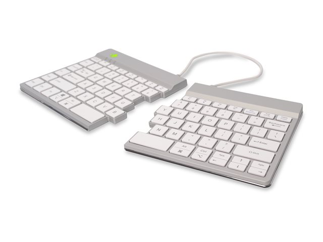 R-Go Split Break ergonomic keyboard QWER