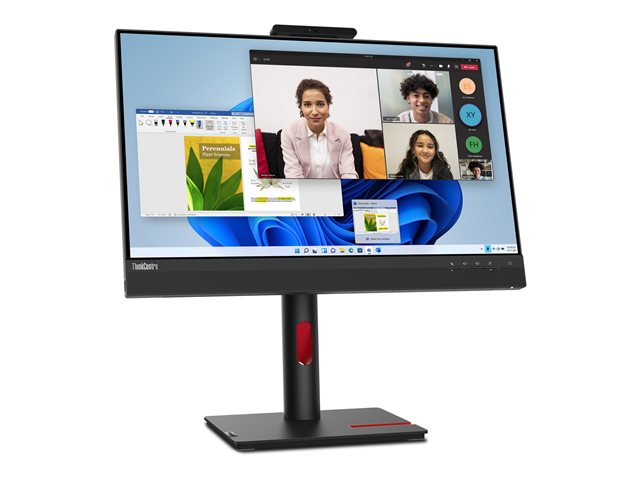 Lenovo ThinkCentre Tiny-in-One 24 Gen 5 - LED monitor - 23.8\" (23.8\" viewable) - touchscreen - 1920 x 1080 Full HD (1080p) @ 60 Hz - IPS - 250 cd/m² - 1000:1 - 4 ms - HDMI, DisplayPort - speakers - raven black
