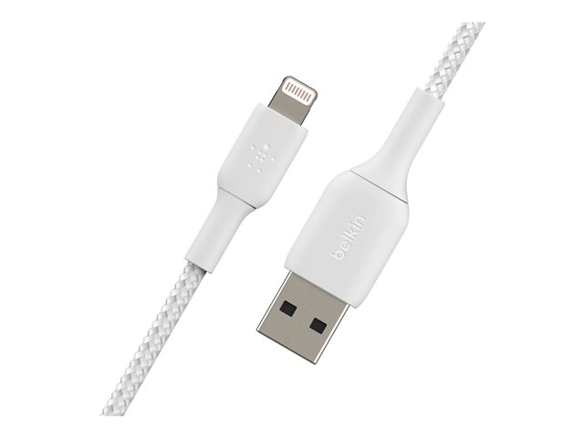 Belkin BoostCharge - Lightning cable - Lightning male to USB male - 1 m - white