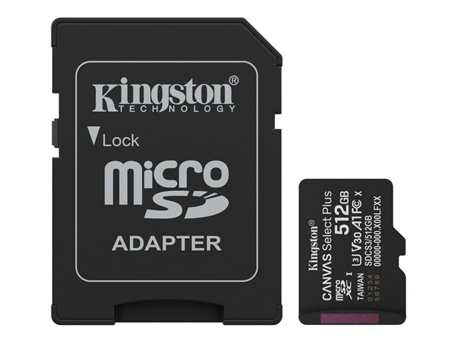 512GB microSDXC Canvas Select Card+ADP