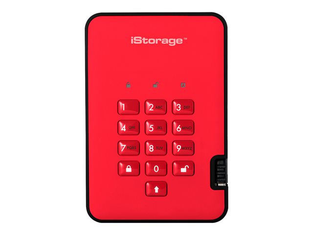 diskAshur2 256bit 2TB Red