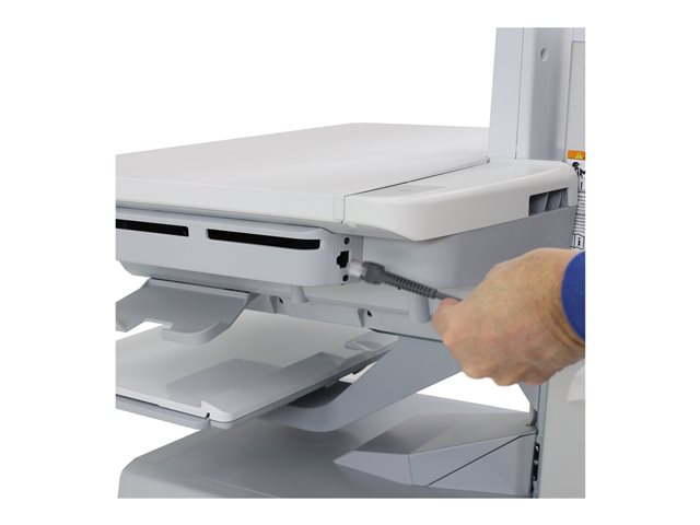 Ergotron StyleView Ethernet Side Cover - Mounting component (side panel) - light grey