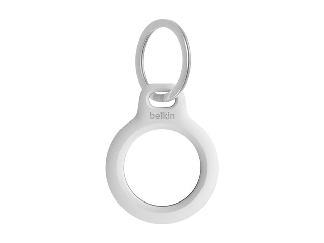 Belkin Secure Holder with Keyring for AirTag - White
