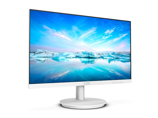 Philips V-line 241V8AW - LED monitor - 24\" (23.8\" viewable) - 1920 x 1080 Full HD (1080p) @ 75 Hz - IPS - 250 cd/m² - 1000:1 - 4 ms - HDMI, VGA - speakers - textured white