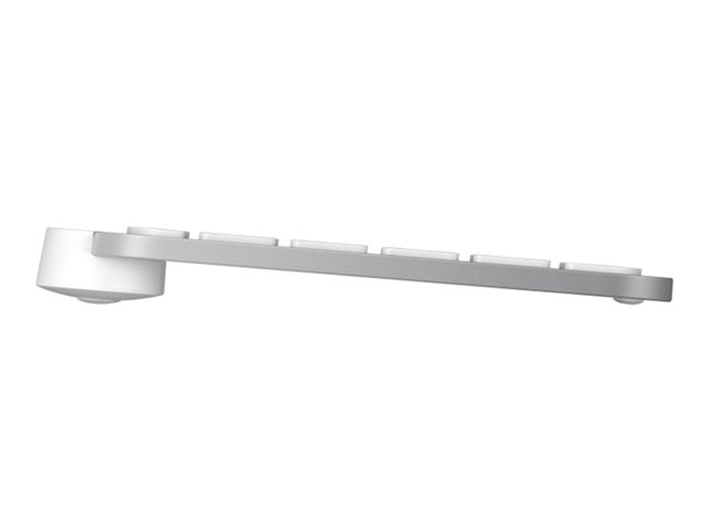 Logitech MX Keys S - Keyboard - backlit - wireless - Bluetooth LE - QWERTY - US English - key switch: Scissor-Key - pale grey