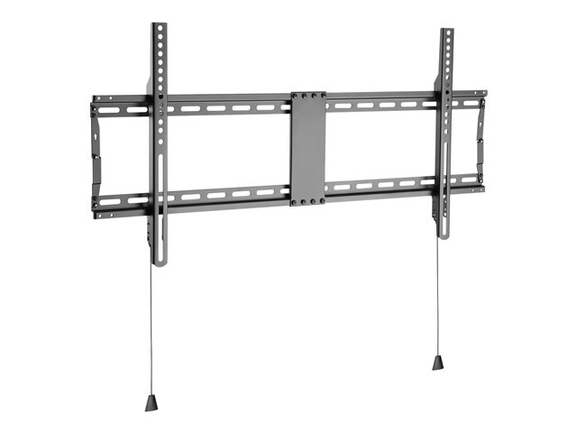 VISION Value Display Wall Mount - LIFETIME WARRANTY - fits large flat-panel display 47-75\" with VESA sizes up to 800 x 400 - latches in place - lockable - non-tilting - SWL 60 kg / 132 lb - black
