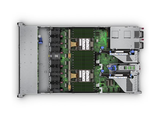 HPE ProLiant DL360 Gen11 - Server - rack-mountable 1U - 2-way - 1 x Xeon Silver 4510 / up to 4.1 GHz - RAM 64 GB - SATA/SAS/NVMe - hot-swap 2.5\" bay(s) - SSD 2 x 480 GB - Gigabit Ethernet - no OS - monitor: none - Smart Choice