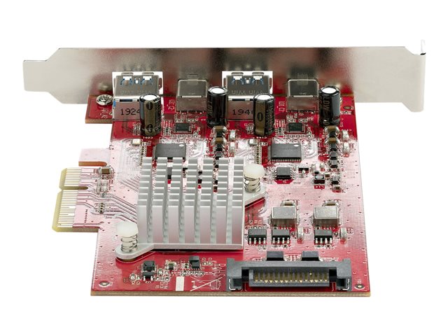 4-Port USB PCIe Card - 10Gbps 2x USB-C 2